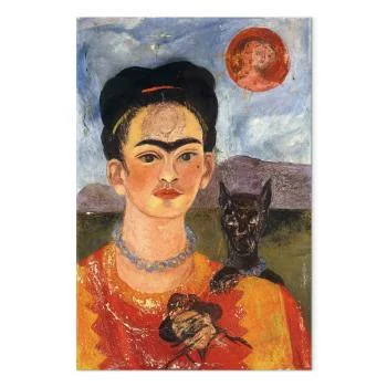 Obraz - Frida Kahlo – Autoportret z Diego na mojej piersi - obrazek 2