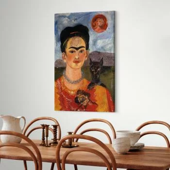 Obraz - Frida Kahlo – Autoportret z Diego na mojej piersi - obrazek 7