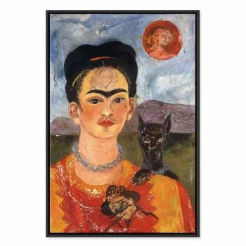 Obraz - Frida Kahlo – Autoportret z Diego na mojej piersi - obrazek 2