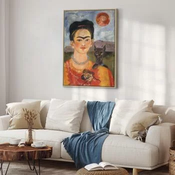 Obraz - Frida Kahlo – Autoportret z Diego na mojej piersi - obrazek 5