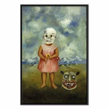 Obraz - Frida Kahlo – Dziewczyna w masce śmierci (Ona gra sama) - obrazek 2