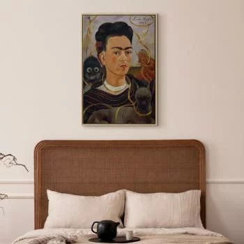 Obraz - Frida Kahlo – Autoportret z Changuito - obrazek 6