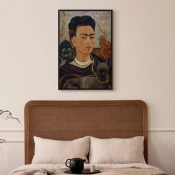 Obraz - Frida Kahlo – Autoportret z Changuito - obrazek 6