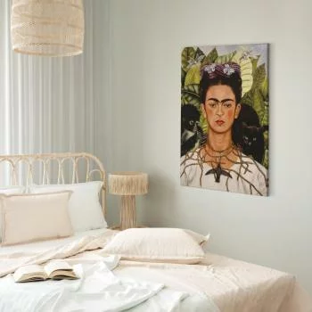 Obraz - Frida Kahlo – Autoportret z naszyjnikiem z cierni i kolibrem - obrazek 6