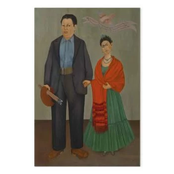 Obraz - Frida Kahlo – Frida i Diego Rivera - obrazek 2