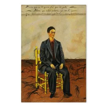 Obraz - Frida Kahlo – Autoportret z obciętymi włosami - obrazek 2