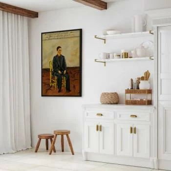 Obraz - Frida Kahlo – Autoportret z obciętymi włosami - obrazek 7