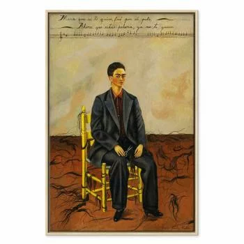 Obraz - Frida Kahlo – Autoportret z obciętymi włosami - obrazek 2