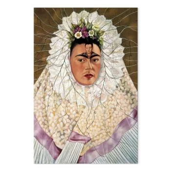 Obraz - Frida Kahlo – Autoportret jako Tehuana (Diego w moich myślach) - obrazek 2