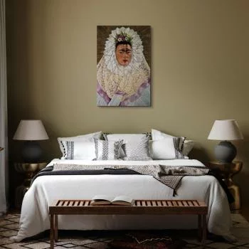 Obraz - Frida Kahlo – Autoportret jako Tehuana (Diego w moich myślach) - obrazek 6