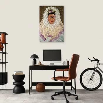 Obraz - Frida Kahlo – Autoportret jako Tehuana (Diego w moich myślach) - obrazek 7