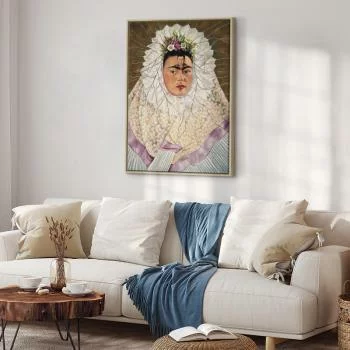 Obraz - Frida Kahlo – Autoportret jako Tehuana (Diego w moich myślach) - obrazek 5