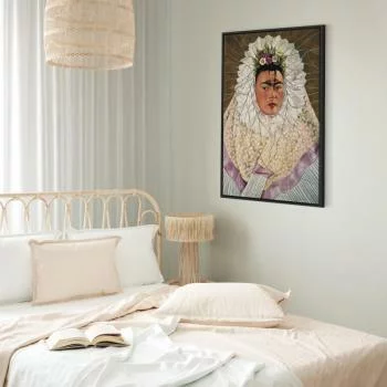 Obraz - Frida Kahlo – Autoportret jako Tehuana (Diego w moich myślach) - obrazek 6