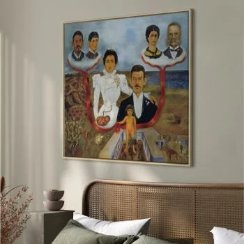 Obraz - Frida Kahlo – Moi dziadkowie, rodzice i ja - obrazek 6