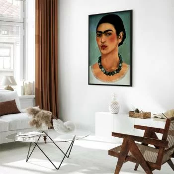 Obraz - Frida Kahlo – Autoportret z naszyjnikiem z koralików - obrazek 5