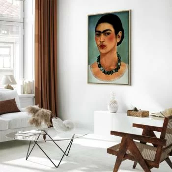 Obraz - Frida Kahlo – Autoportret z naszyjnikiem z koralików - obrazek 5