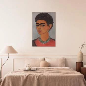 Obraz - Frida Kahlo – Autoportret z kręconymi włosami - obrazek 6