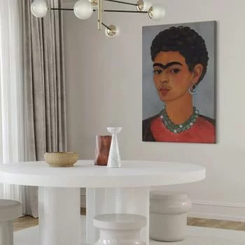 Obraz - Frida Kahlo – Autoportret z kręconymi włosami - obrazek 5