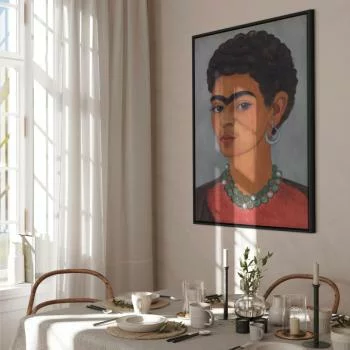 Obraz - Frida Kahlo – Autoportret z kręconymi włosami - obrazek 7