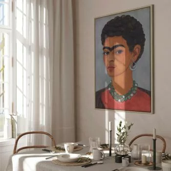 Obraz - Frida Kahlo – Autoportret z kręconymi włosami - obrazek 7