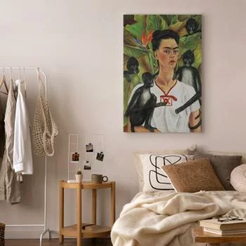 Obraz - Frida Kahlo – Autoportret z małpami - obrazek 6