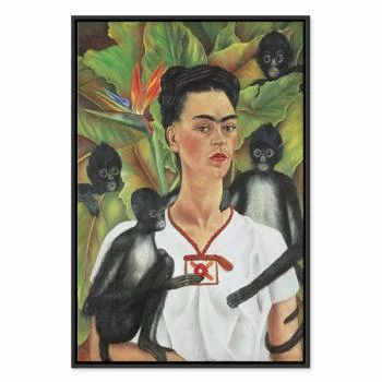 Obraz - Frida Kahlo – Autoportret z małpami - obrazek 2
