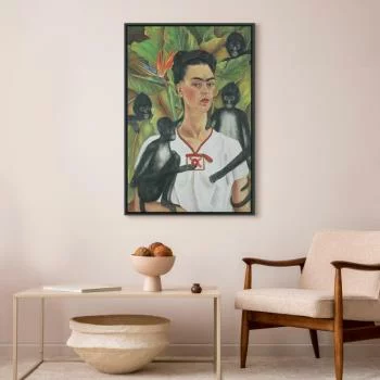 Obraz - Frida Kahlo – Autoportret z małpami - obrazek 5
