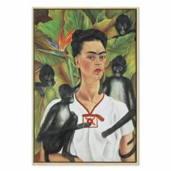 Obraz - Frida Kahlo – Autoportret z małpami - obrazek 2