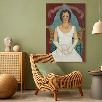 Obraz - Frida Kahlo – Portret damy w bieli - obrazek 5