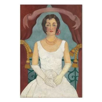 Obraz - Frida Kahlo – Portret damy w bieli - obrazek 2