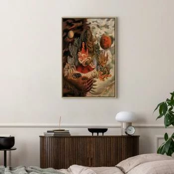 Obraz - Frida Kahlo – Miłosne objęcie Wszechświata, Ziemi (Meksyk), mnie, Diego i Pana Xolotla - obrazek 6