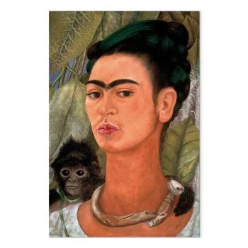 Obraz - Frida Kahlo – Autoportret z małpką - obrazek 2