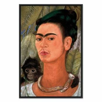 Obraz - Frida Kahlo – Autoportret z małpką - obrazek 2