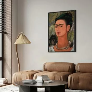 Obraz - Frida Kahlo – Autoportret z małpką - obrazek 5