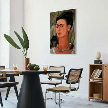 Obraz - Frida Kahlo – Autoportret z małpką - obrazek 5