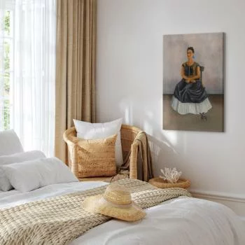 Obraz - Frida Kahlo – Autoportret z psem Itzcuintli - obrazek 6