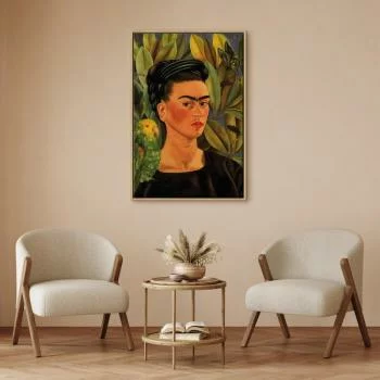 Obraz - Frida Kahlo – Autoportret z papugą Bonito - obrazek 5