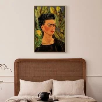 Obraz - Frida Kahlo – Autoportret z papugą Bonito - obrazek 6