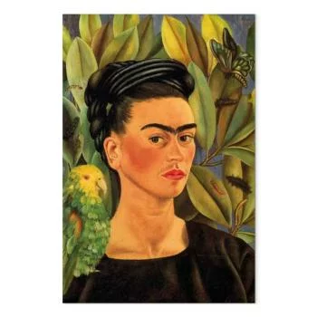 Obraz - Frida Kahlo – Autoportret z papugą Bonito - obrazek 2