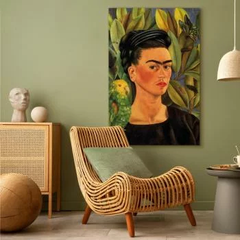 Obraz - Frida Kahlo – Autoportret z papugą Bonito - obrazek 5