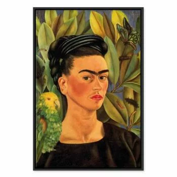 Obraz - Frida Kahlo – Autoportret z papugą Bonito - obrazek 2