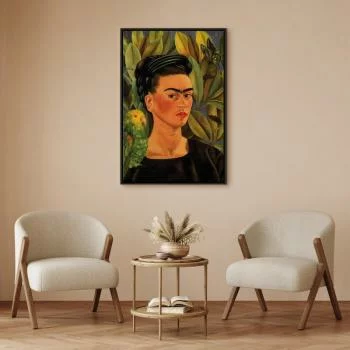 Obraz - Frida Kahlo – Autoportret z papugą Bonito - obrazek 5