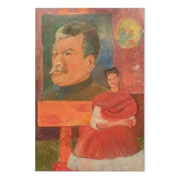 Obraz - Frida Kahlo – Autoportret ze Stalinem - obrazek 2