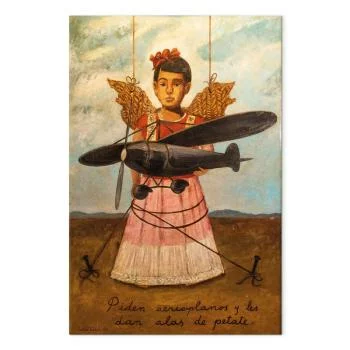 Obraz - Frida Kahlo – Proszą o samoloty, a dają im skrzydła ze słomy - obrazek 2