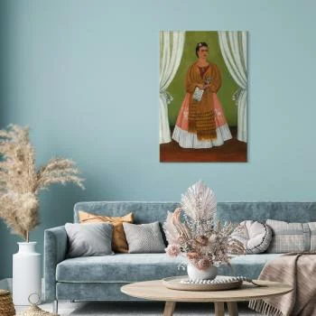 Obraz - Frida Kahlo – Autoportret dedykowany Leonowi Trotskiemu - obrazek 5