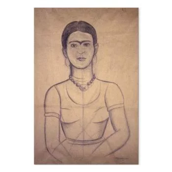 Obraz - Frida Kahlo – Autoportret, 1929 (rysunek) - obrazek 2