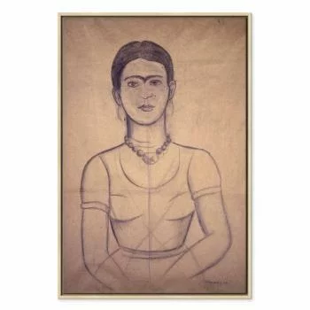 Obraz - Frida Kahlo – Autoportret, 1929 (rysunek) - obrazek 2