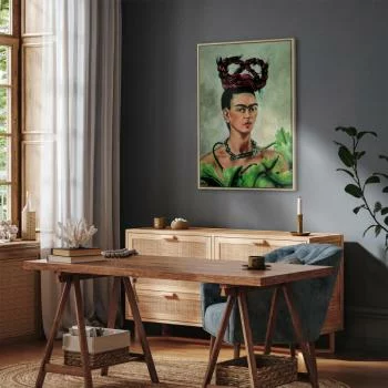 Obraz - Frida Kahlo – Autoportret z warkoczem - obrazek 7