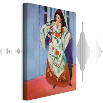 Obraz - Henri Matisse – Madame Matisse z szalem Manila