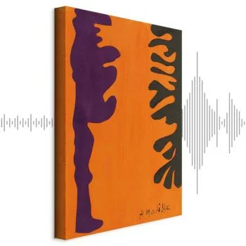 Obraz - Henri Matisse – Arabeski na pomarańczowym tle